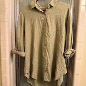 Sage Green Button Up Shirt